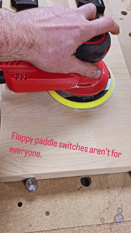 Paddle sander easy grip