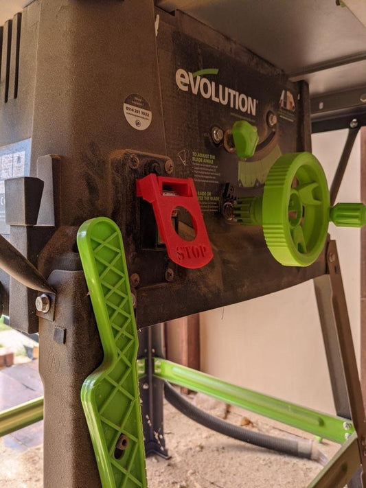 Evolution fury 5s emergency stop paddle