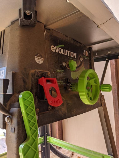 Evolution fury 5s emergency stop paddle