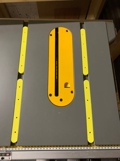 Dewalt table saw crosscut sled rails