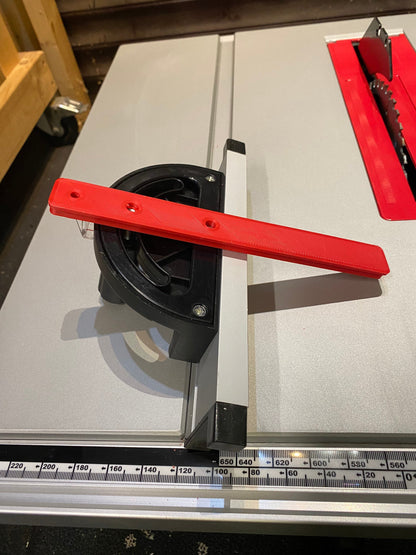 Lumberjack TS254JS 3d printed mitre gauge bar