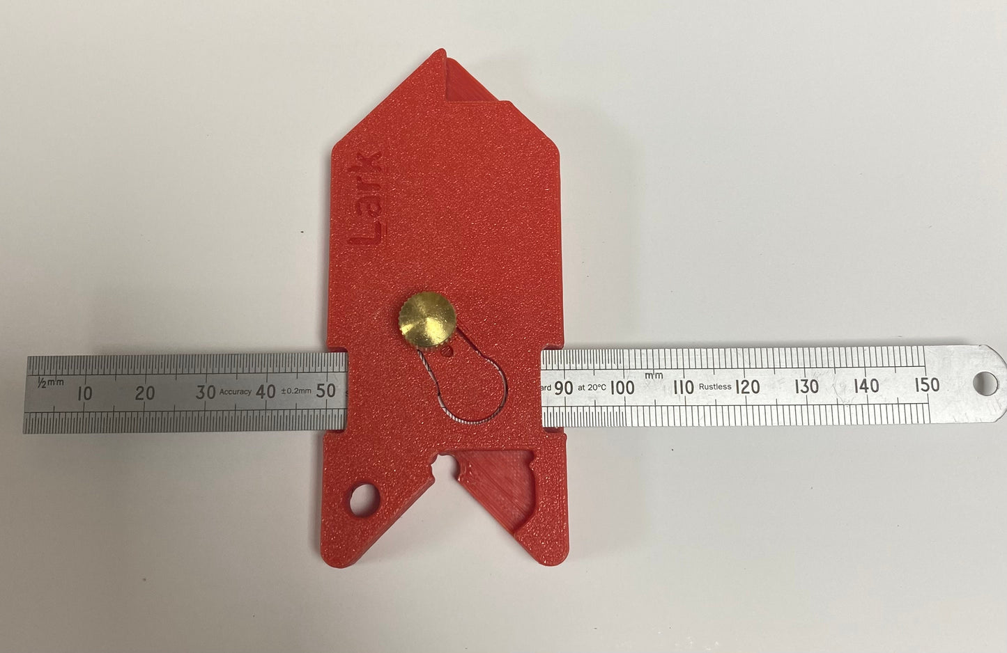 Sliding ruler gauge